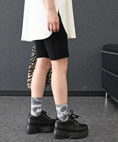 NOFALL(ノーフォール)の「厚底レースアップダッドスニーカー(スニーカー・レディース・ホワイト/ブラック・LL/3L/SS/S/M/L)」の20枚目の写真