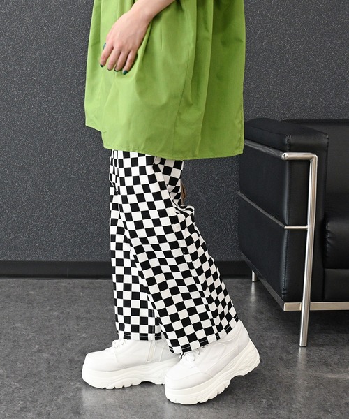 NOFALL(ノーフォール)の「厚底レースアップダッドスニーカー(スニーカー・レディース・ホワイト/ブラック・LL/3L/SS/S/M/L)」の10枚目の写真