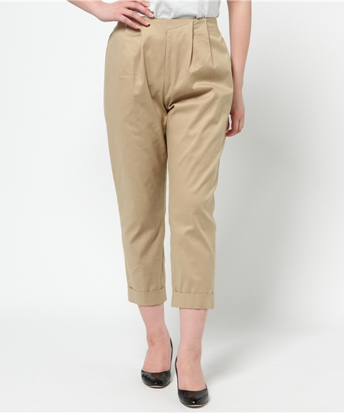 B:MING by BEAMS（ビーミングバイビームス）の「ビーミング by ビームス / テーパードパンツ（その他パンツ・レディース・ブラック/ベージュ/ネイビー・MEDIUM/SMALL/LARGE）」の2枚目の写真