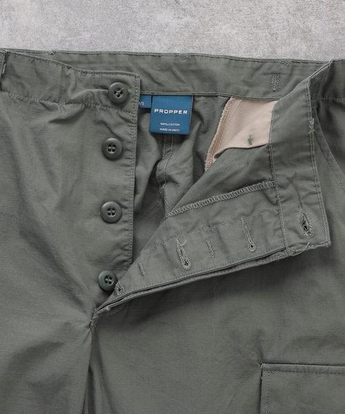 PROPPER(プロッパー)の「【PROPPER / プロパー】 Ripstop BDU Trouser(One Wash)(カーゴパンツ・メンズ・ブラック/ネイビー/カーキ・MEDIUM/LARGE/SMALL)」の17枚目の写真