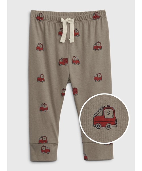 GAP（ギャップ）の「ブラナン フェイバリット ジョガーパンツ (ベビー)（その他パンツ・キッズ・その他/マルチ/ベージュ/ネイビー/ワイン/その他1/レッド・6-12M/12-18M/3-6M/18-24M）」の2枚目の写真