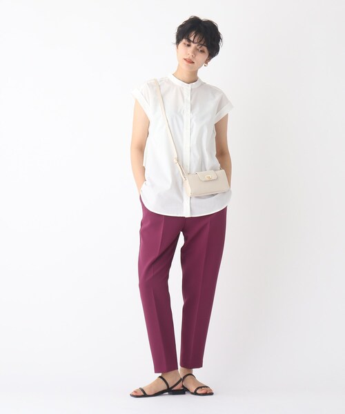 OPAQUE.CLIP（オペークドットクリップ）の「◆ウォレットミニショルダーバッグ（ショルダーバッグ・レディース・ダークグリーン/オフホワイト/ボルドー・00）」の11枚目の写真