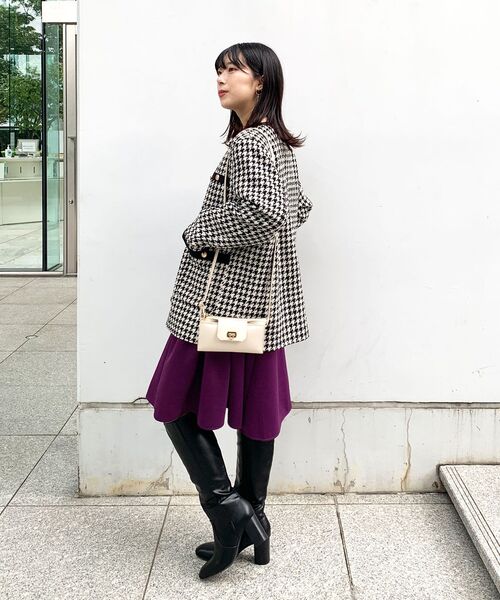 OPAQUE.CLIP（オペークドットクリップ）の「◆ウォレットミニショルダーバッグ（ショルダーバッグ・レディース・ダークグリーン/オフホワイト/ボルドー・00）」の13枚目の写真