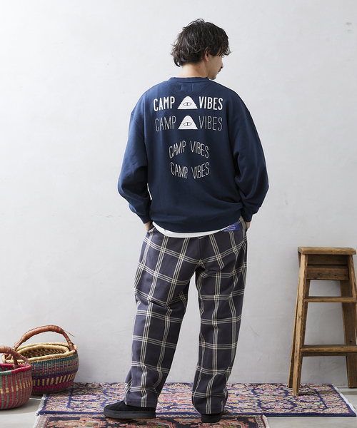 JOURNAL STANDARD relume（ジャーナルスタンダード　レリューム）の「【ALASKAN / アラスカン】ネルチェックパンツ（その他パンツ・メンズ・モスグリーン/ウッド/ブラック系その他/キャメル・MEDIUM/LARGE）」の8枚目の写真