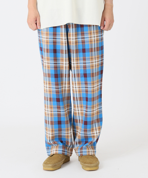 JOURNAL STANDARD relume（ジャーナルスタンダード　レリューム）の「【ALASKAN / アラスカン】ネルチェックパンツ（その他パンツ・メンズ・モスグリーン/ウッド/ブラック系その他/キャメル・MEDIUM/LARGE）」の6枚目の写真
