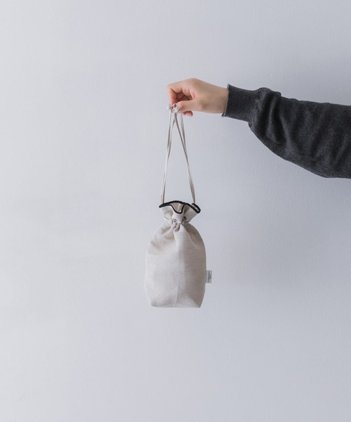 URBAN RESEARCH DOORS（アーバンリサーチドアーズ）の「DOORS LIVING PRODUCTS　コットンリネンライン巾着S（その他雑貨・レディース・ブラック・SMALL）」の13枚目の写真