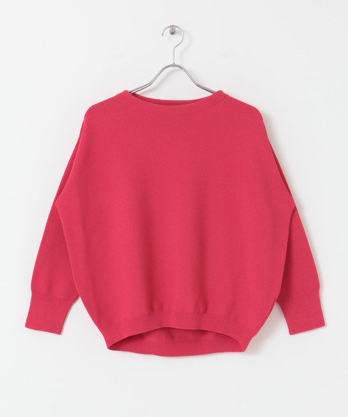 URBAN RESEARCH ROSSO(アーバンリサーチロッソ)の「バックコクーンガーターホールニット(ニット/セーター)」|ピンク