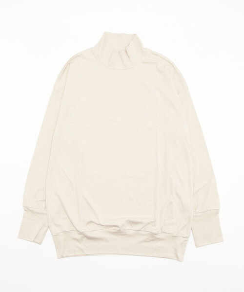 ROBES&CONFECTIONS（ローブスコンフェクションズ）の「Robes & Confections/ローブス&コンフェクションズ/ファーストピックコットンハイネック（ニット/セーター・レディース・ブラック/アイボリー・3/1）」の2枚目の写真