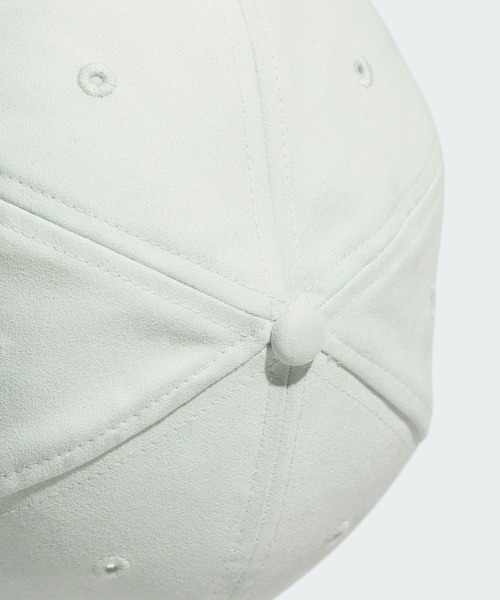adidas(アディダス)の「スモールロゴ スウェードキャップ【adidas Golf/アディダスゴルフ】(キャップ・メンズ・ホワイト/グリーン/ベージュ/ネイビー/ブラック・LARGE/MEDIUM)」の7枚目の写真