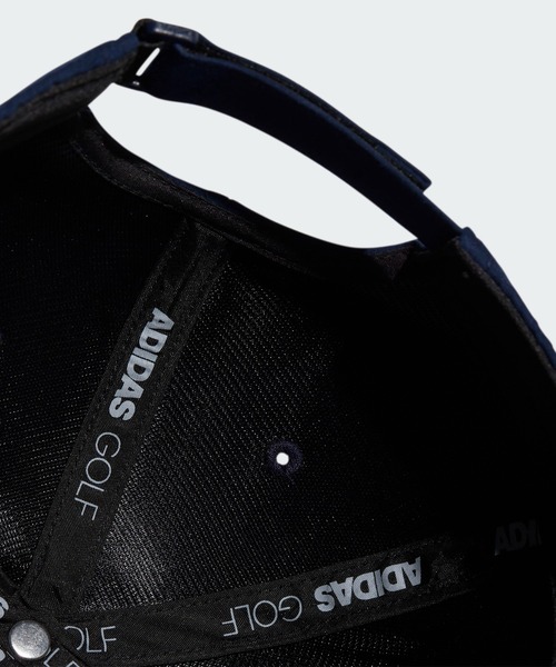 adidas(アディダス)の「スモールロゴ スウェードキャップ【adidas Golf/アディダスゴルフ】(キャップ・メンズ・ホワイト/グリーン/ベージュ/ネイビー/ブラック・LARGE/MEDIUM)」の9枚目の写真
