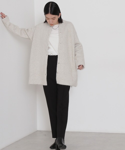 NATURAL BEAUTY BASIC(ナチュラルビューティーベーシック)の「ハイウエストセンターコバパンツ(その他パンツ・レディース・オフホワイト/ブラック/ダークブルー・MEDIUM/SMALL/X-SMALL)」の15枚目の写真