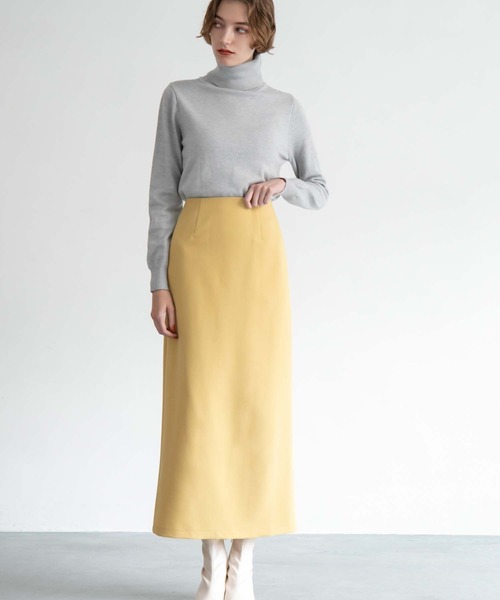 CEDNIE（セドニー）の「タートルネックハイゲージニット（ニット/セーター・レディース・マスタード/ライトグレー/アイボリー/ブラック・M）」の11枚目の写真