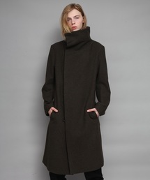 ato | WOOL STAND COLLAR COAT(トレンチコート)