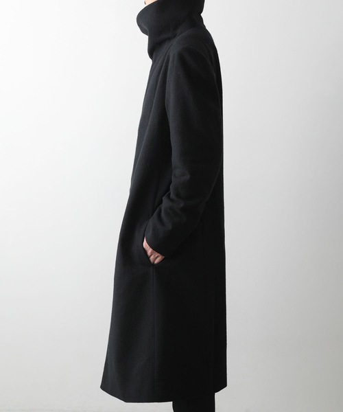 廃盤　ウール/アンゴラ　ato (アトウ) メンズコート ato（アトウ） 16AWアンゴラメルトンチェスターコート メンズ アウター