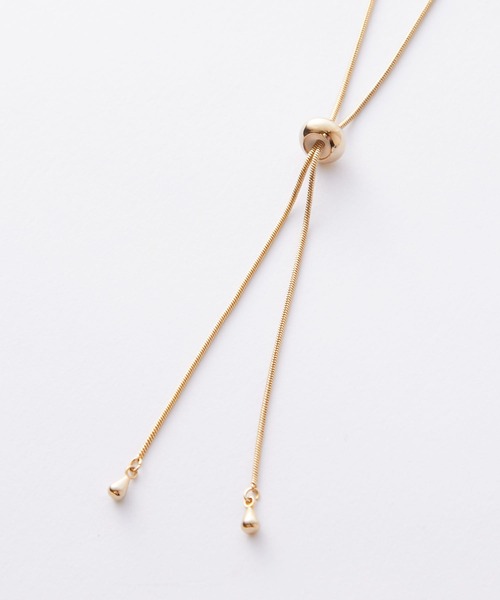 Omekashi（オメカシ）の「スライドパーツスネイクチェーンネックレス（ネックレス・レディース・シルバー/ゴールド・FREE）」の8枚目の写真