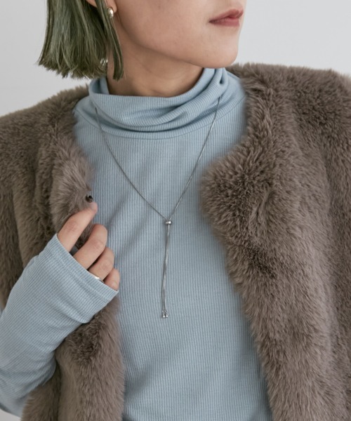 Omekashi（オメカシ）の「スライドパーツスネイクチェーンネックレス（ネックレス・レディース・シルバー/ゴールド・FREE）」の12枚目の写真