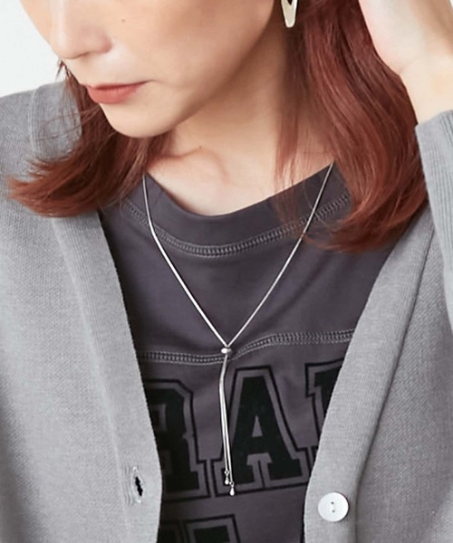 Omekashi（オメカシ）の「スライドパーツスネイクチェーンネックレス（ネックレス・レディース・シルバー/ゴールド・FREE）」の13枚目の写真