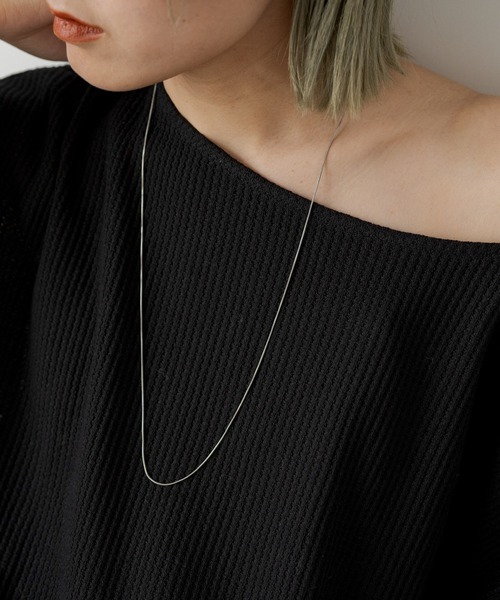 Omekashi（オメカシ）の「スライドパーツスネイクチェーンネックレス（ネックレス・レディース・シルバー/ゴールド・FREE）」の14枚目の写真