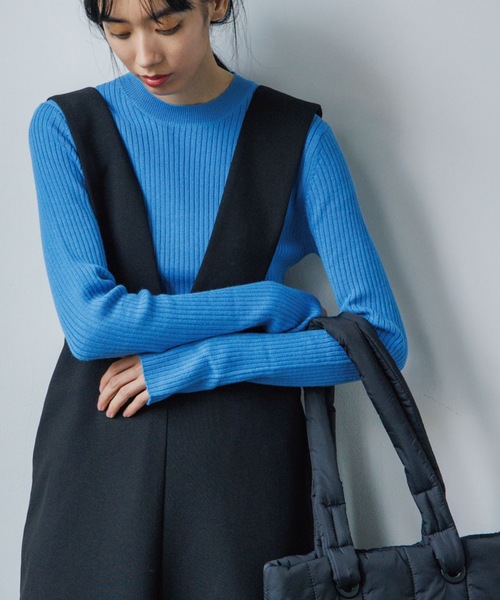 OPAQUE.CLIP（オペークドットクリップ）の「◆Filivivi/フィルビビ FOLCO フレアスリーブニット【WEB限定カラー】（ニット/セーター・レディース・ライトグリーン/ネイビー/サンドベージュ/ブラック/カーキ/ホワイト系/ブルー系7/ライトオレンジ系・34/36/38/40/42）」の8枚目の写真