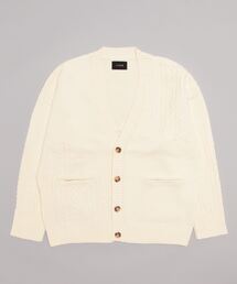 LUSOR | LUSOR（ルーソル）SWITCHING KNIT CD スウィッチング ニットカーディガン(カーディガン/ボレロ)