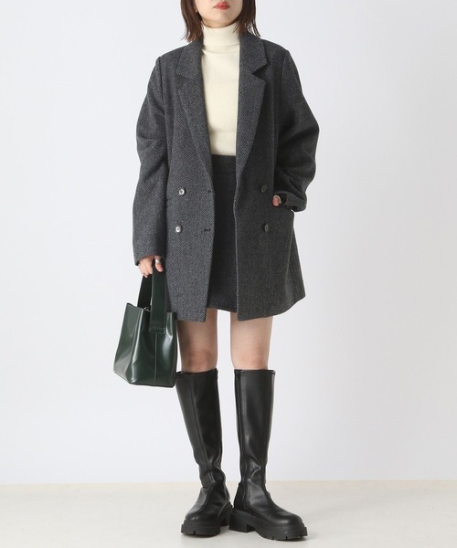 Heather(ヘザー)の「Winterミニスカート 166508(スカート・レディース・グレー系その他/ブラウン系その他・S/M)」の3枚目の写真