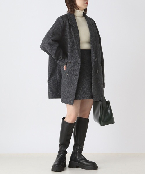 Heather(ヘザー)の「Winterミニスカート 166508(スカート・レディース・グレー系その他/ブラウン系その他・S/M)」の4枚目の写真