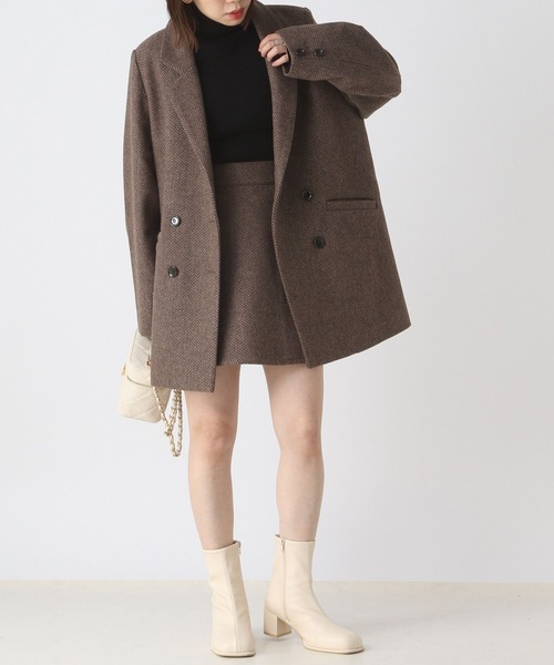Heather(ヘザー)の「Winterミニスカート 166508(スカート・レディース・グレー系その他/ブラウン系その他・S/M)」の9枚目の写真