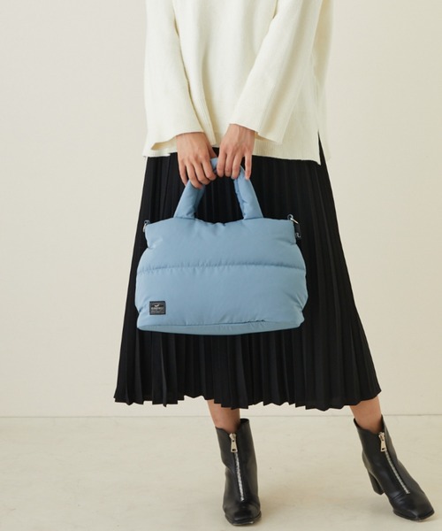 ROOTOTE（ルートート）の「ルートート/LT.フェザールーデリ.カラーB（トートバッグ・レディース・ブラック/ゴールド/シルバー/マスタード/グレイッシュブルー/ダークカーキ/パープル系その他/オレンジ・FREE）」の3枚目の写真