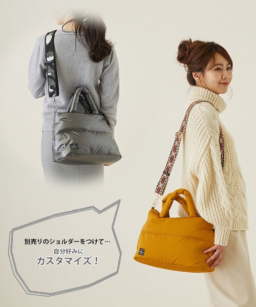 ROOTOTE（ルートート）の「ルートート/LT.フェザールーデリ.カラーB（トートバッグ・レディース・ブラック/ゴールド/シルバー/マスタード/グレイッシュブルー/ダークカーキ/パープル系その他/オレンジ・FREE）」の14枚目の写真