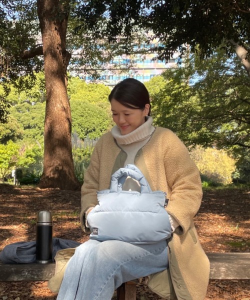 ROOTOTE（ルートート）の「ルートート/LT.フェザールーデリ.カラーB（トートバッグ・レディース・ブラック/ゴールド/シルバー/マスタード/グレイッシュブルー/ダークカーキ/パープル系その他/オレンジ・FREE）」の12枚目の写真