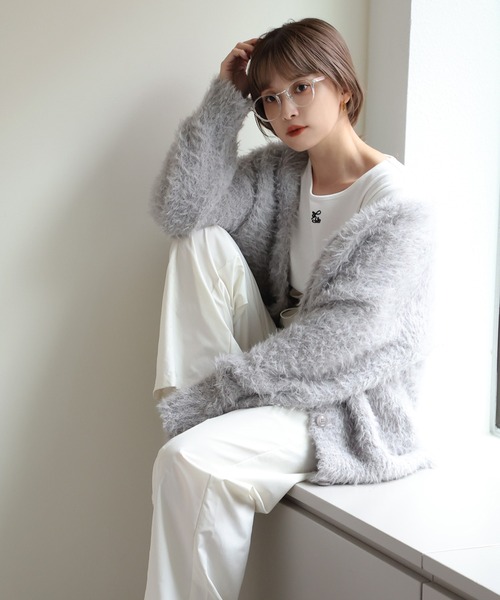 one after another NICE CLAUP（ワンアフターアナザーナイスクラップ）の「ナイロンスラックスパンツ（スラックス・レディース・ブラック/アイボリー/ピンク・SMALL/MEDIUM）」の17枚目の写真