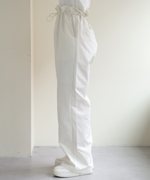 one after another NICE CLAUP（ワンアフターアナザーナイスクラップ）の「ナイロンスラックスパンツ（スラックス・レディース・ブラック/アイボリー/ピンク・SMALL/MEDIUM）」の20枚目の写真