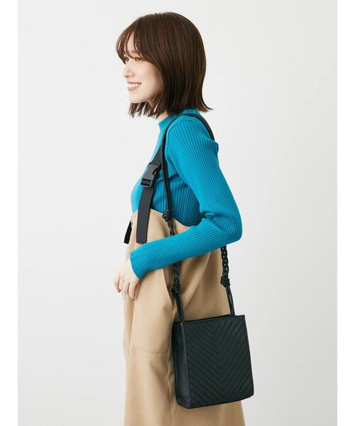 Green　Parks（グリーンパークス）の「モックネックニットプルオーバー（ニット/セーター・レディース・グリーン/ブルー/杢グレー/レッド・FREE）」の17枚目の写真