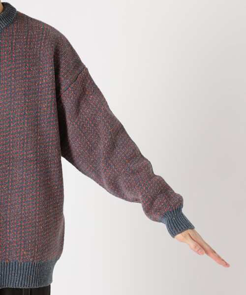 JOURNAL STANDARD(ジャーナルスタンダード)の「カラーネップ バーズアイニット(ニット/セーター・メンズ・ブラック/ベージュ/ライトグリーン/クリアブルー・MEDIUM/LARGE)」の16枚目の写真