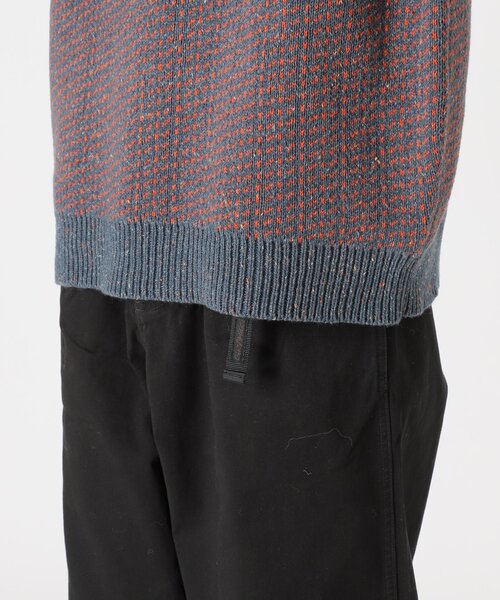 JOURNAL STANDARD(ジャーナルスタンダード)の「カラーネップ バーズアイニット(ニット/セーター・メンズ・ブラック/ベージュ/ライトグリーン/クリアブルー・MEDIUM/LARGE)」の18枚目の写真