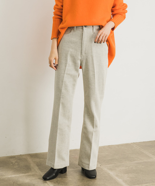 SERGE de bleu(サージ)の「SERGE de bleu FLARE DRILLTWILL CR(その他パンツ・レディース・ホワイト系その他・25/24)」の1枚目の写真