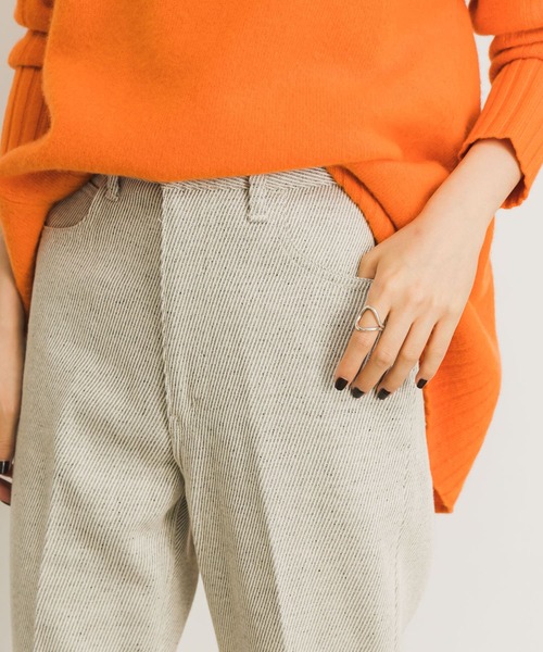 SERGE de bleu(サージ)の「SERGE de bleu FLARE DRILLTWILL CR(その他パンツ・レディース・ホワイト系その他・25/24)」の2枚目の写真