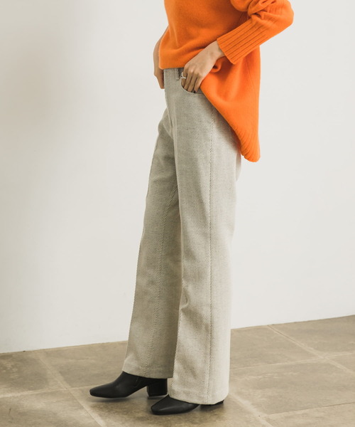 SERGE de bleu(サージ)の「SERGE de bleu FLARE DRILLTWILL CR(その他パンツ・レディース・ホワイト系その他・25/24)」の6枚目の写真