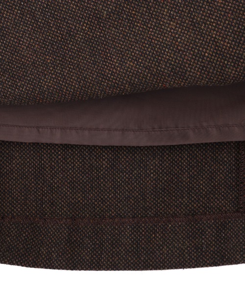 N.(N. Natural Beauty Basic)(エヌエヌナチュラルビューティーベーシック)の「【横田ひかるさん着用】◆ウエストボタンツイードジャンパースカート(ジャンパースカート・レディース・ブラウン/グレー/スミクロ・MEDIUM)」の20枚目の写真