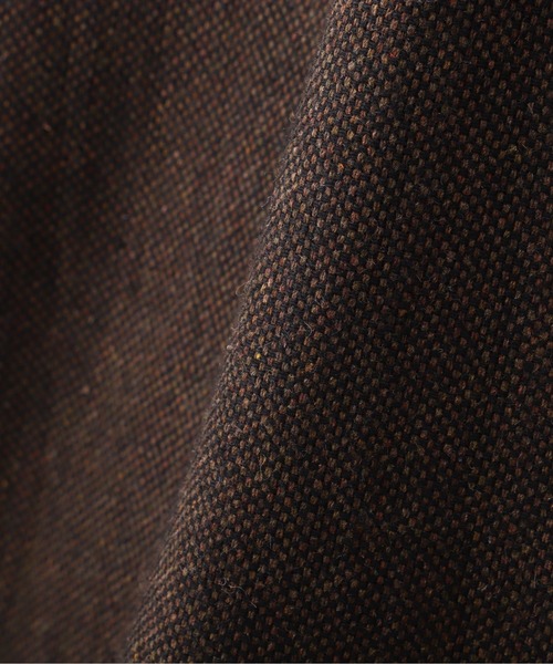 N.(N. Natural Beauty Basic)(エヌエヌナチュラルビューティーベーシック)の「【横田ひかるさん着用】◆ウエストボタンツイードジャンパースカート(ジャンパースカート・レディース・ブラウン/グレー/スミクロ・MEDIUM)」の19枚目の写真