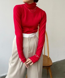 Meli rich | アンゴラタッチフィンガータートルニット(ニット/セーター)