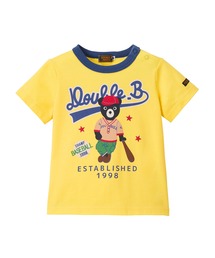 ミキハウス 総柄 イエロートップス Tシャツ 2点セット まとめ売り ミキハウス 総柄 イエロートップス Tシャツ 2点セット まとめ