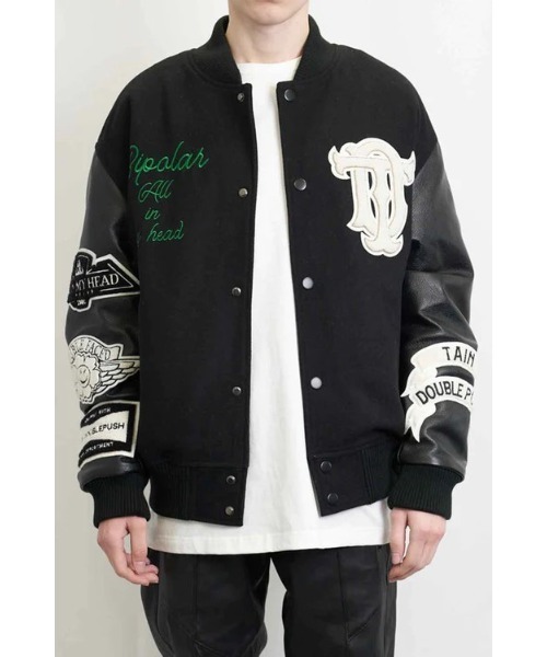 TAIN DOUBLE PUSH BIPOLARAWARDスタジャン ジャケット TAIN DOUBLE PUSH BIPOLARAWARDスタジャン ジャケット