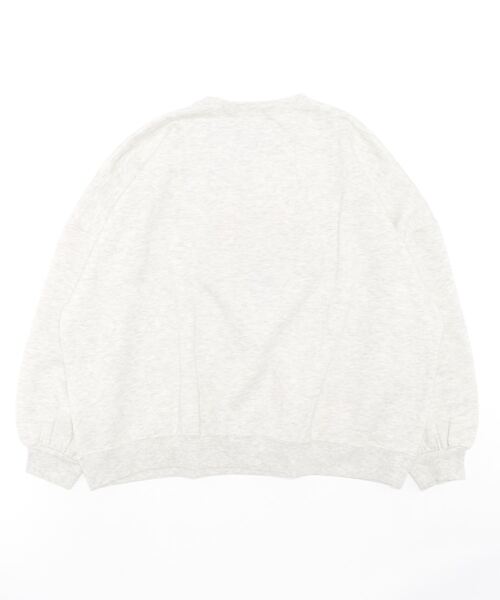 notch.(ノッチ)の「裏起毛トラサガラ刺繍スウェット(スウェット・レディース・ブラック/ライトグレー・M)」の3枚目の写真