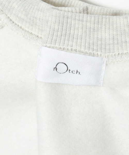 notch.(ノッチ)の「裏起毛トラサガラ刺繍スウェット(スウェット・レディース・ブラック/ライトグレー・M)」の14枚目の写真