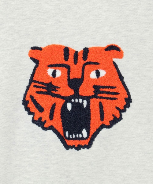 notch.(ノッチ)の「裏起毛トラサガラ刺繍スウェット(スウェット・レディース・ブラック/ライトグレー・M)」の6枚目の写真