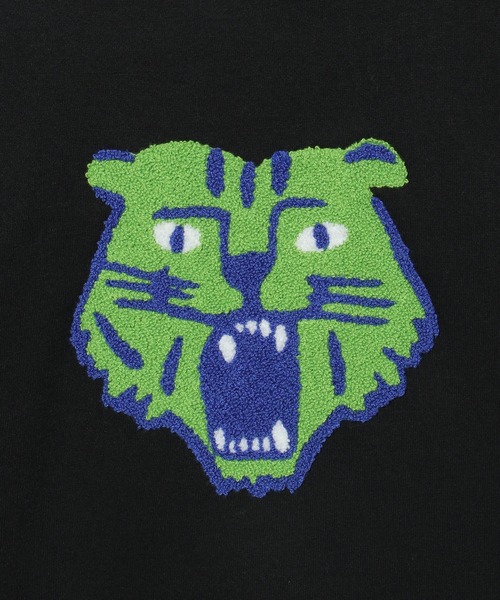 notch.(ノッチ)の「裏起毛トラサガラ刺繍スウェット(スウェット・レディース・ブラック/ライトグレー・M)」の8枚目の写真