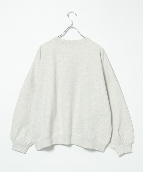 notch.(ノッチ)の「裏起毛トラサガラ刺繍スウェット(スウェット・レディース・ブラック/ライトグレー・M)」の5枚目の写真