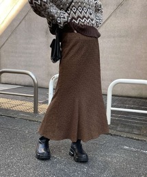 LOWRYS FARM | シャーリングフレアスカート　180634(スカート)