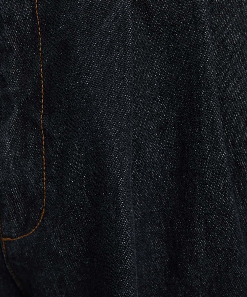 JUNRED(ジュンレッド)の「フリンジデニムワイドテーパードパンツ(デニムパンツ・メンズ・ネイビー/ブラック・S/M/L)」の10枚目の写真